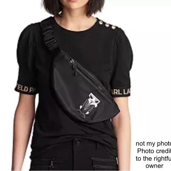 🌻NWT KARL LAGERFELD PARIS amour belt bag - Picture 4 of 12